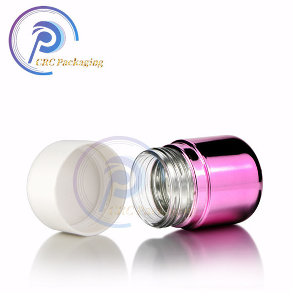 Wholesale pink 2oz 3oz 4oz  Cannabis glass jar custom color