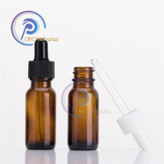 1oz 30ml amber Boston Round Glass Bottle with Glass Dropper