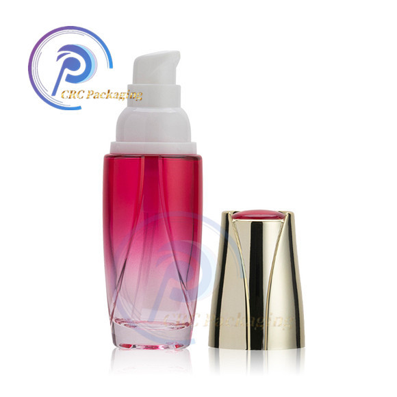 wholesale 50g 40ml 100ml 120ml cosmetic glass bottle sets glass jar for skincare face cream lotion bottle