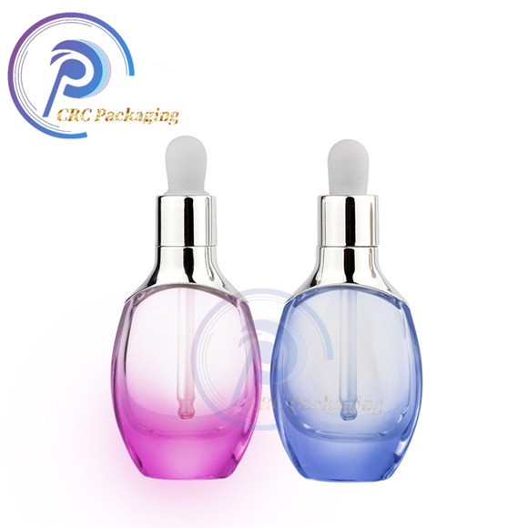 Wholesale cosmetic serum bottles Glass Essential Oil Bottle with dropper
