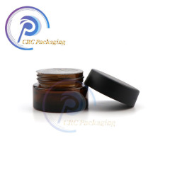 1oz 2oz 3oz 4oz round Child Resistant cream glass jar with child-proof lids