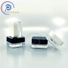 3ml 5ml 7ml 9ml child resistant square concentrate glass jar
