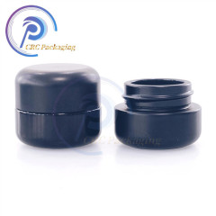 3ml 5ml 7ml 9ml black glass jar Vacuum Sealed Glass Jar