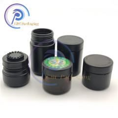 50ml 70ml 110ml glass jar with childproof Dome vacuum packing