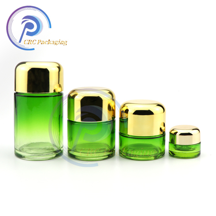 High quality 3.5 gram 1 oz 2 oz 3 oz 4oz glass jar with plastic lids child proof glass jars containers