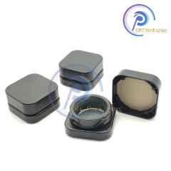 Black qube 5ml 7ml 9ml square premium cannabis jars