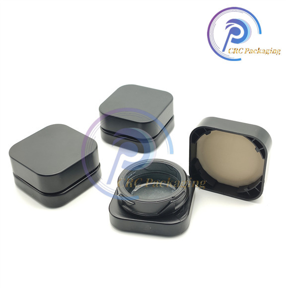 Black qube 5ml 7ml 9ml square premium cannabis jars