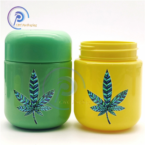 40 dram plastic child proof CBD gummy jar