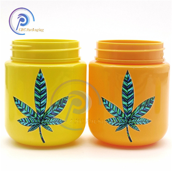 40 dram CBD gummy bear jar with CR lid