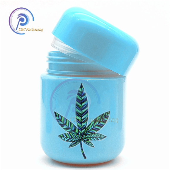 30 dram pet plastic cannabis flower jars child proof lid