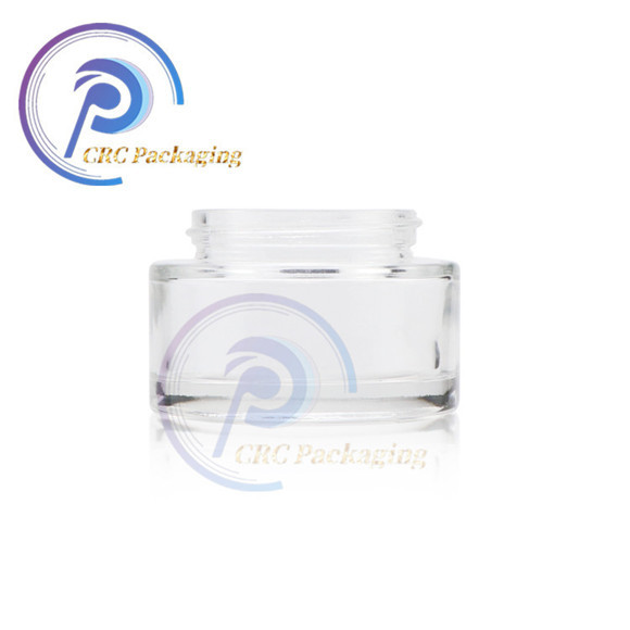 Bamboo cosmetic cream glass jars 5ml 10ml 20ml 30ml 50ml  100ml