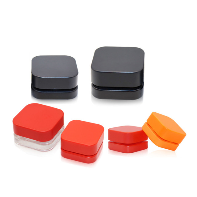 3ml 5ml 7ml 9ml square child proof glass jar Vacuum Sealed Glass Jar