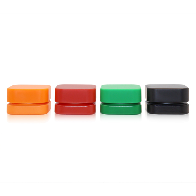 3ml 5ml 7ml 9ml square child proof glass jar Vacuum Sealed Glass Jar