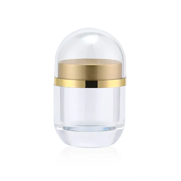 Food grade rounded bottom jars PET plastic wide mouth plastic jar with customized lids for food packaging