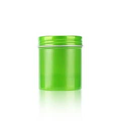 Empty round round metal tin aluminum cosmetics tin can 5ml 10ml 20ml 110ml 150ml black silver green purple aluminum jar