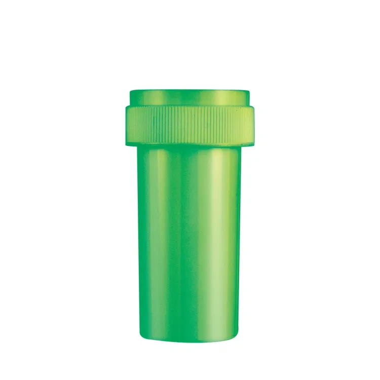 13 19 30 60 90 120 Dram pill packaging push down and turn tube plastic pill tubes with child resistant cap plastic tube pack