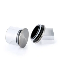 Wholesale high quality air tight empty container 4 oz Clear wide mouth glass candle jars with round glass canister with lid