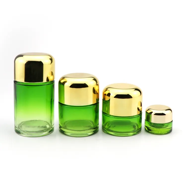 Latest customized child resistant glass jar embossed glass candle jar glass jar with CRC cap