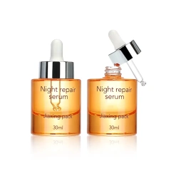 Wholesale cosmetic packaging skin care glass bottle facial serum essential oil dropper bottle