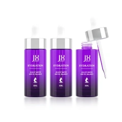 Thick bottom clear blue cosmetic perfume bottles 30ml glass dropper bottle essential oil glass bottle with silver dropper cap