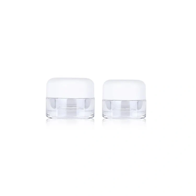 Custom childproof concentrate jar 5ml round glass wax concentrate jar and lid 5g 9g small CR glass jar
