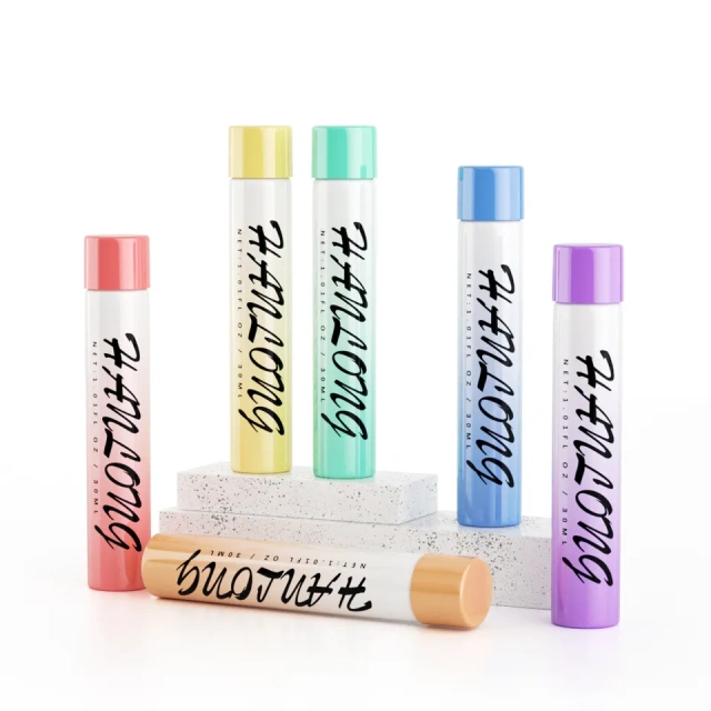 Customized Logo King Size 120mm 125mm Glass Pre Roll Tube Child Proof Glass Tube Packaging Container Flower Glass Tube