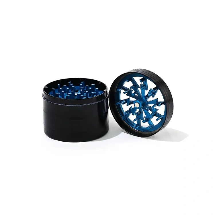 4 layers 63mm smoking Custom logo flower spices grinder mechanical custom Zinc alloy metal grinders