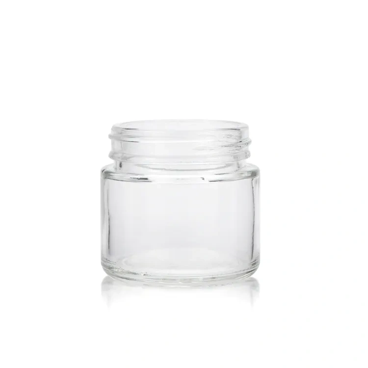 3 5 6 10 oz child resistant lid glass jar 50 70 110 230 ml smell proof dry flower straight side jar container glass packaging