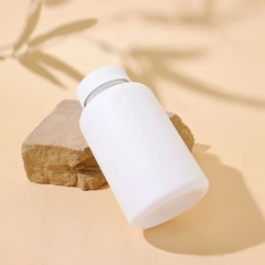 Amber Brown Glass Medicine Glass Bottle Wholesale Custom Screen Printing Child Safety Child Proof Pill Bottles With Label