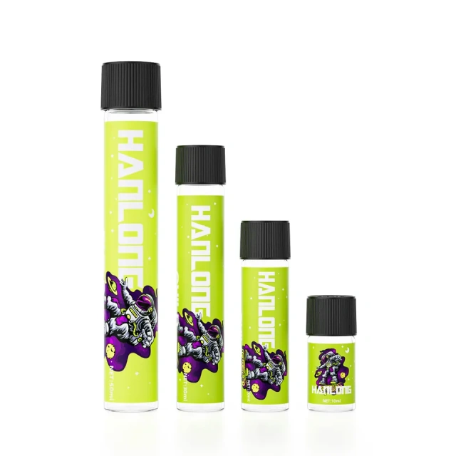 child resistant cap glass pre-roll tubes cylinder pre roll cones packaging child-resistant Pre-Roll Tubes with CR Cap