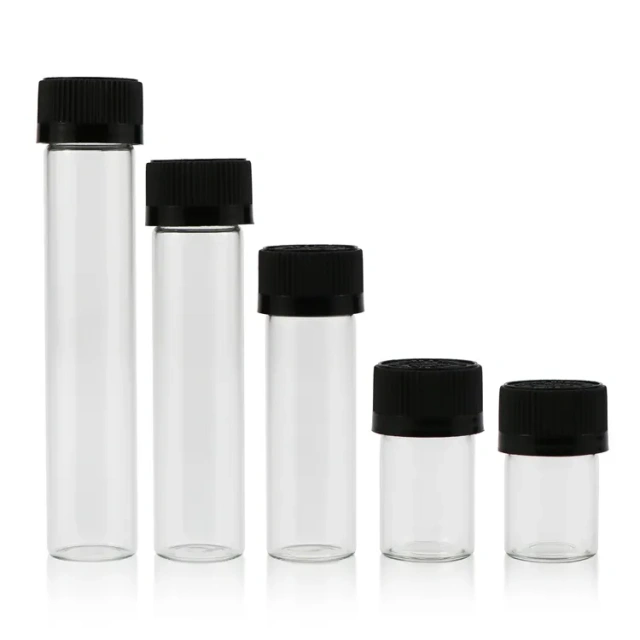 wholesale 115mm 130mm packaging tube custom size Flat bottom square childproof cap PET plastic tube