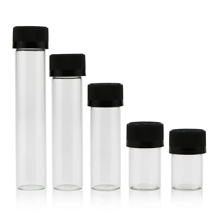 Custom label 115mm 130mm child proof cap plastic bottle flower packaging child resistant plastic tub