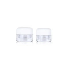Child Resistant Custom concentrate glass jar wax oil extract container cr lid 5ml 9ml Thick bottom concentrate container