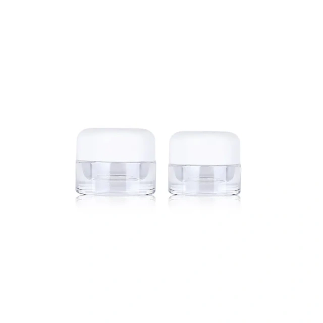 Child Resistant Custom concentrate glass jar wax oil extract container cr lid 5ml 9ml Thick bottom concentrate container