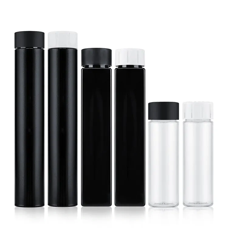 Custom label 115mm 130mm child proof cap plastic bottle flower packaging child resistant plastic tube