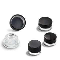 Wholesale empty round face eye cream jar OEM cream storage container cosmetic glass jars and lids