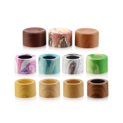 3g 5g 7g 9g wood lid child resistant jars glass stash jar concentrate glass jar