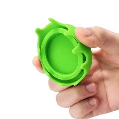 5ml 10ml 50ml 100ml custom logo transparent concentrate jar silicone smell proof jar wax storage glass bottle