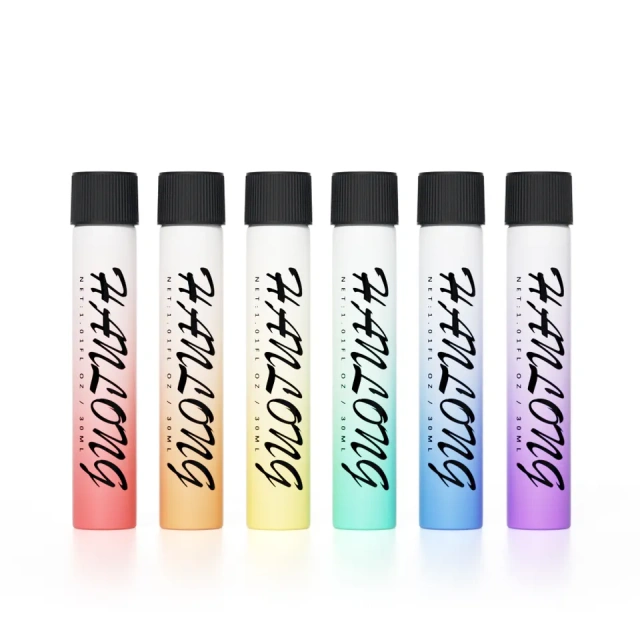 OEM 90mm 120mm 125mm Eco-friendly Cr Glass Tube Pre Packaging Flower Glass Tubes With Child Proof Cap