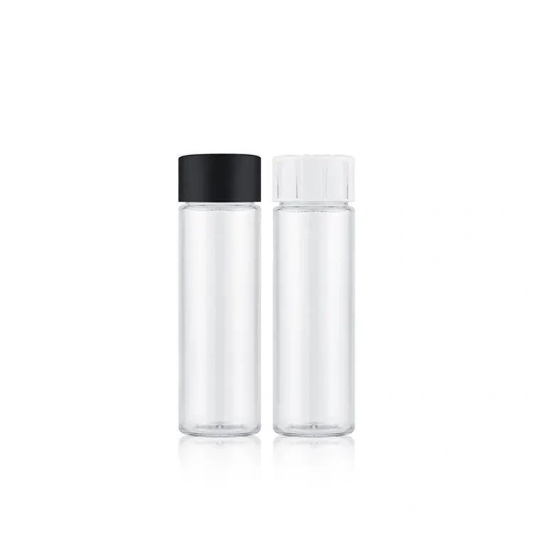 Custom label 115mm 130mm child proof cap plastic bottle flower packaging child resistant plastic tub