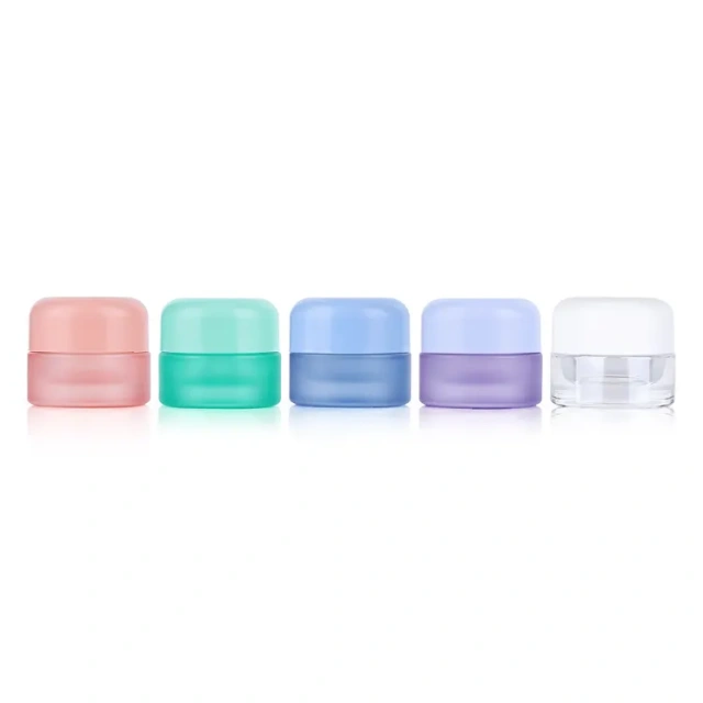 Child Resistant Custom concentrate glass jar wax oil extract container cr lid 5ml 9ml Thick bottom concentrate container