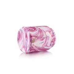 Customized child resistant glass jar embossed glass candle jar cookie jar glass with child resistant cap in stock