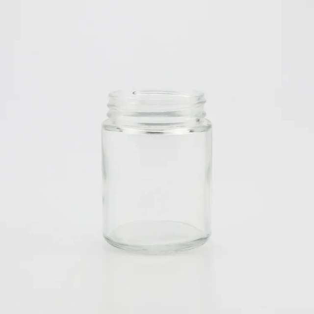 Custom empty candle jar glass with wood lid glass jars packaging child resistant glass jar