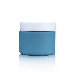 Colorful round dry leaf flower CRC screw top child proof resistant glass jars