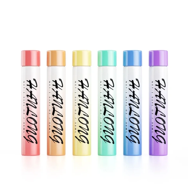 King Size 120mm 125mm Glass Child Proof Tube Customized Label Stickers Pre Tube Container Glass Tube