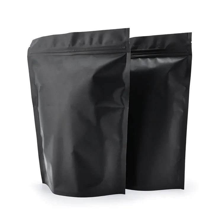 custom silver resealable zipper food packaging bags stand up pouch custom flower packaging plastic bag