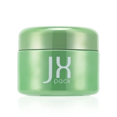 Custom child resistant container airtight food jar smell proof glass jar packaging green glass jar