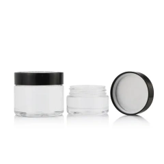 Customized empty airtight child proof container round stash plastic jar with with CRC lid