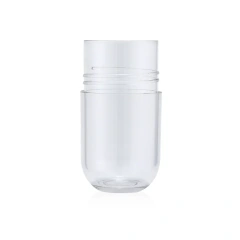 55ml Pill shaped capsule plastic bottle food gradr apothecary bottle child resistant Golden lid plastic bottles