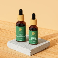 Luxury 15ml 20ml 30ml 50ml 100ml serum bottles with child resistant screw lid cosmetic essential oil dropper glass bottle essential oil jar